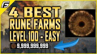 Elden Ring BEST RUNE FARMS - Easy Level 100 in 1 Hour - 4 New Rune Farms 2024 (Exploit)