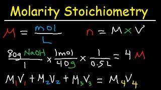 Molarity Dilution Problems Solution Stoichiometry Grams, Moles, Liters Volume Calculations Chemistry