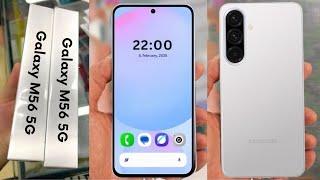 Samsung Galaxy M56 Official Look, Hands-on, 6000mAh Battery, 108MP Camera, Trailer, Price, Launch