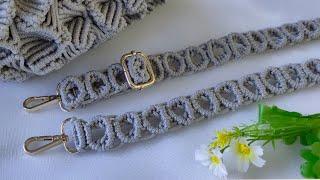 DIY tali panjang tas tali kur - bag strap macrame