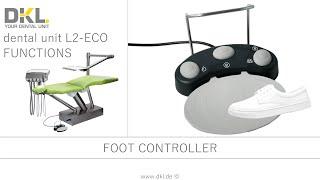 DKL CHAIRS L2-ECO FUNCTIONS FOOT CONTROLLER