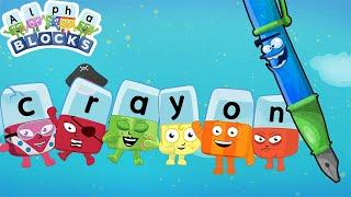 National Crayon Day | Learn to Read | @officialalphablocks