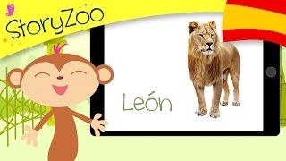 Zoo animals • Childrens First Words • Spanish