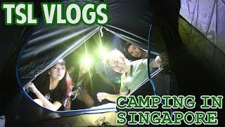 CAMPING IN SINGAPORE'S EAST COAST PARK! | TSL Vlogs