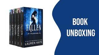 Fallen Series 5 Book Set Collection by Lauren Kate - Book Unboxing