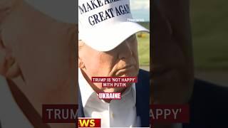 Trump responds to Putin's attacks on Ukraine #trump #russia #war #ukraine #putin #world #shorts #us