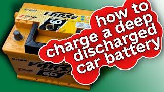  How to Charge a Deep Discharged Car Battery? Guide. Tips and Tricks