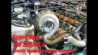 Supra MK4 Borg Warner S257SX-E with Greddy thermal isolation exhaust manifold