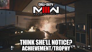 COD Modern Warfare 3 - Think She'll Notice? Achievement/Trophy - Destroy all the Mansion Garage Cars