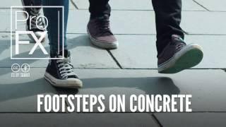 Footsteps on concrete sound effect | ProFX (Sound, Sound Effects, Free Sound Effects)
