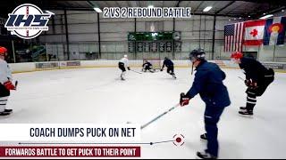 2 vs 2 Rebound Battle Hockey Game