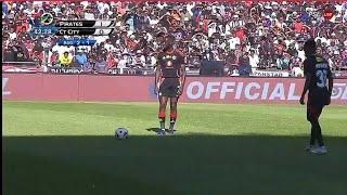 Deon Hotto Scores Beautiful Free Kick vs Capetown City |MTN8 second Leg