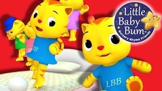 Five Little Kittens Jumping On The Bed | Nursery Rhymes for Babies by LittleBabyBum - ABCs and 123s