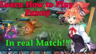 Fanny tutorial 2023 | how to play fanny in actual match |