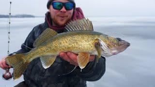 Ice Fishing Michigan’s Upper Peninsula (Hot Tent Camping Adventure)