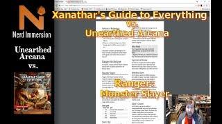 Unearthed Arcana vs Xanathar's Guide: Ranger-Monster Slayer! | Nerd Immersion