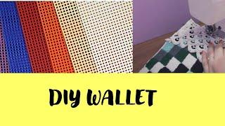 DIY Handmade clutch from plastic canvas (cross stitching idea ) | Learning Process