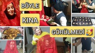 ABLAMA SÜRPRİZ KINA GECESİ YAPTIKHERKES 1 ÇEŞİT YAPTIBÖYLE KINA GÖRÜLMEDİ KINA KOMBİNİMVLOG