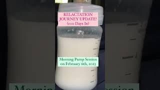 Relactation Journey Update! #relactation #breastfeeding #lowmilksupply #motifluna #exclusivepumping