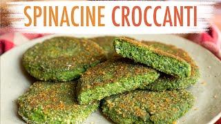 IRRESISTIBILI COTOLETTE VEGETALI AGLI SPINACI - SPINACINE SENZA CARNE | Elefanteveg