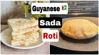 Step By Step Guyanese Sada Roti Recipe #guyaneserecipe #viralvideo #sadaroti #rotirecipe