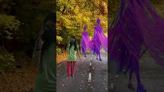 walking girl   Special effects | 3d animation | future technology imagination  #shorts​