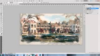 Photoshop Watercolor Effect