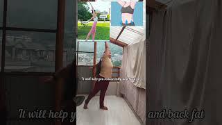 Reduce your belly fat and back fat with only one exercise  #fitness #weightlosegoals #weightloss