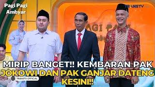 Mirip Banget!! Kembaran Pak JOKOWI dan Pak GANJAR Dateng Kesini!! | PAGI PAGI AMBYAR (8/11/23) P3