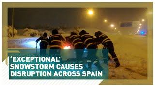 Four dead as Spain is hit by 'exceptional' snowstorm Filomena