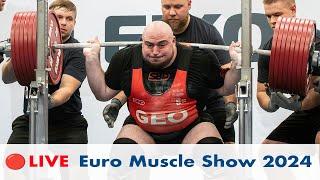 Powerlifting Men Juniors - Euro Muscle Show 2024 - Amsterdam