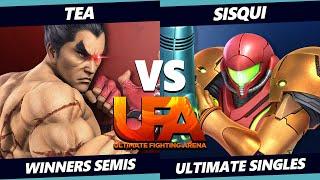 UFA 2022 - Tea (Kazuya) Vs. Sisqui (Samus, Snake) SSBU Ultimate Tournament