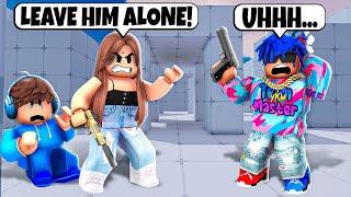 I Destroy a TOXIC KID, and His MOM Joined.. (Roblox Rivals)