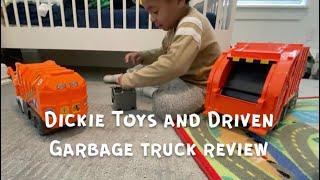 Dickie Toys and Driven Garbage Truck Review