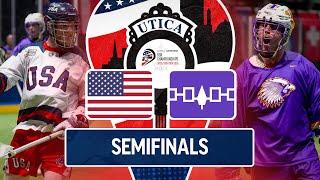 USA v Haudenosaunee | Semifinals | 2024 World Lacrosse Men's Box Championship