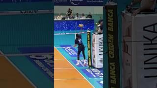 The empty net is unlocked ‍ #epicvolleyball #volleyballworld #volleyball