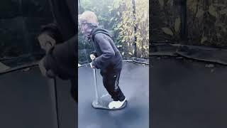 Tailwhip on tramp scooter