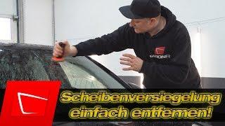 Scheibenversiegelung entfernen ohne Poliermaschine - Soft99 Glass Compound RollOn und Compound Z