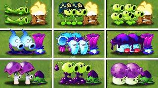 Double Plant 20 Team + Mint + Torchwood & Moonflower - PVZ 2 Team Plant vs Team Plant