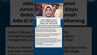'Borok' Jokowi Mulai Dibongkar, Dokter Tifa: Jurusan Teknologi Kayu Tidak Pernah Ada di UGM