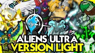 CONHEÇA OS ALIENS ULTRA VERSION LIGHT DE BEN 10!!!