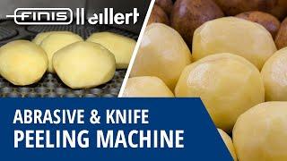 Potato knife peeler and abrasive peeler machine - BLADE - Finis || Eillert