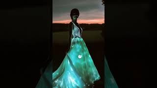 Glow in the Dark Moon Wedding Dresses  A Celestial Dream for Brides