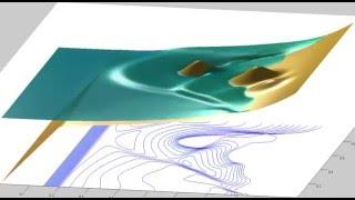 Numerical simulation of the shallow water equations (Saint-Venant)