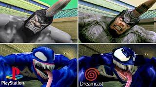 SPIDER-MAN PS1 vs Dreamcast Ultimate Graphics Comparison | 4K ULTRA HD