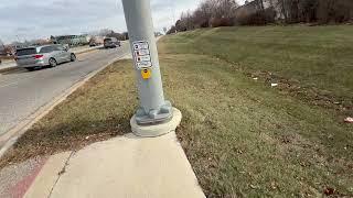 Campbell Crosswalk Buttons at - 75th St and Naper Blvd