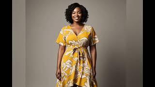 4k lookbook girl most beautiful African American woman plus size model