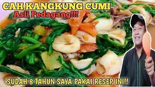 resep cah kangkung cumi - ala seafood kaki lima