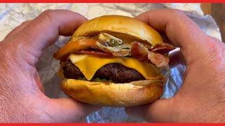 Arby's® | BIG Cheesy Bacon Burger | Taste Test & Review | JKMCraveTV