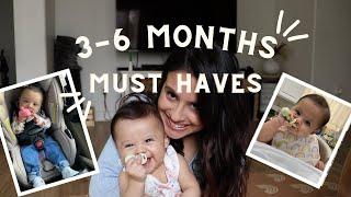 3-6 MONTHS BABY MUST HAVES // WHAT I USED DAILY - FIRST TIME MOM FRIENDLY!